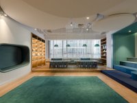 電動汽車旗艦店展廳室內展示效果-2201-07