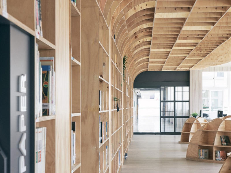 圖書館閱讀空間室內展覽展示效果-第1309期