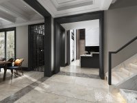 混搭風格別墅室內(nèi)裝修裝飾效果展示-1016-03