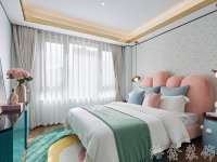 輕奢風格別墅室內裝修裝飾效果展示-1032-07