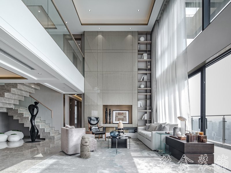 現(xiàn)代風格別墅室內(nèi)裝修裝飾效果展示-第1041期