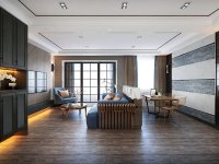 現(xiàn)代風格別墅室內(nèi)裝修裝飾效果展示-1069-02