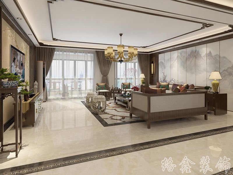 中式風(fēng)格別墅室內(nèi)裝修裝飾效果展示-第1085期