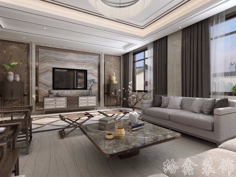 中式風格別墅室內裝修裝飾效果展示-第1088期