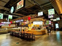 美食廣場室內(nèi)裝修裝飾設計效果-1127-07