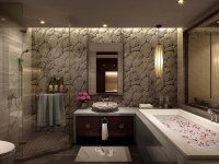 中式風(fēng)格會所室內(nèi)裝修裝飾設(shè)計(jì)效果-1170-13