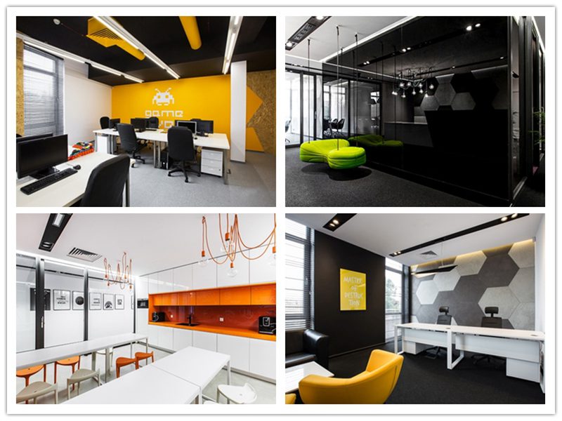 多重色彩現(xiàn)代風辦公室裝修設計效果-第1503期