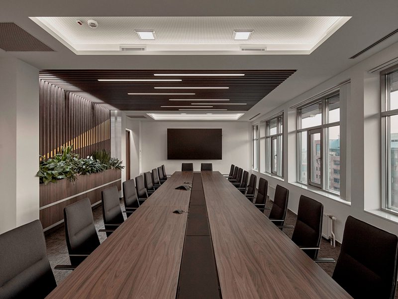 清新綠化辦公室裝修裝飾設計效果-第1553期