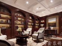 歐式風格家居裝修裝飾室內(nèi)設計效果-A717-4