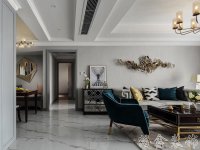 現(xiàn)代輕奢家居裝修裝飾室內(nèi)設計效果-D214-2