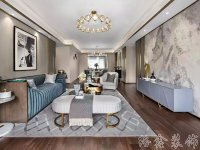 現(xiàn)代輕奢家居裝修裝飾室內(nèi)設計效果-D219-2