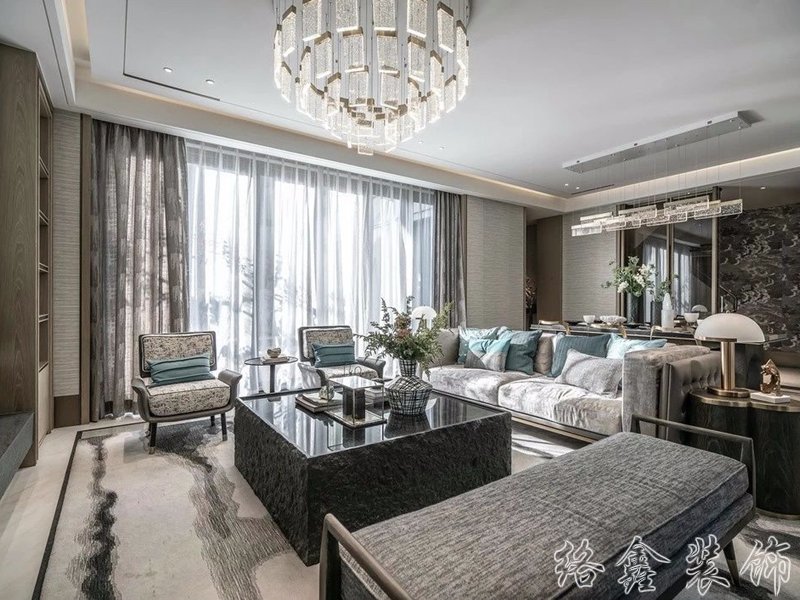 新中式風格家居裝修裝飾室內(nèi)設(shè)計效果-G605