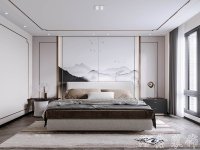 新中式風(fēng)格家居裝修裝飾室內(nèi)設(shè)計(jì)效果-G608-4